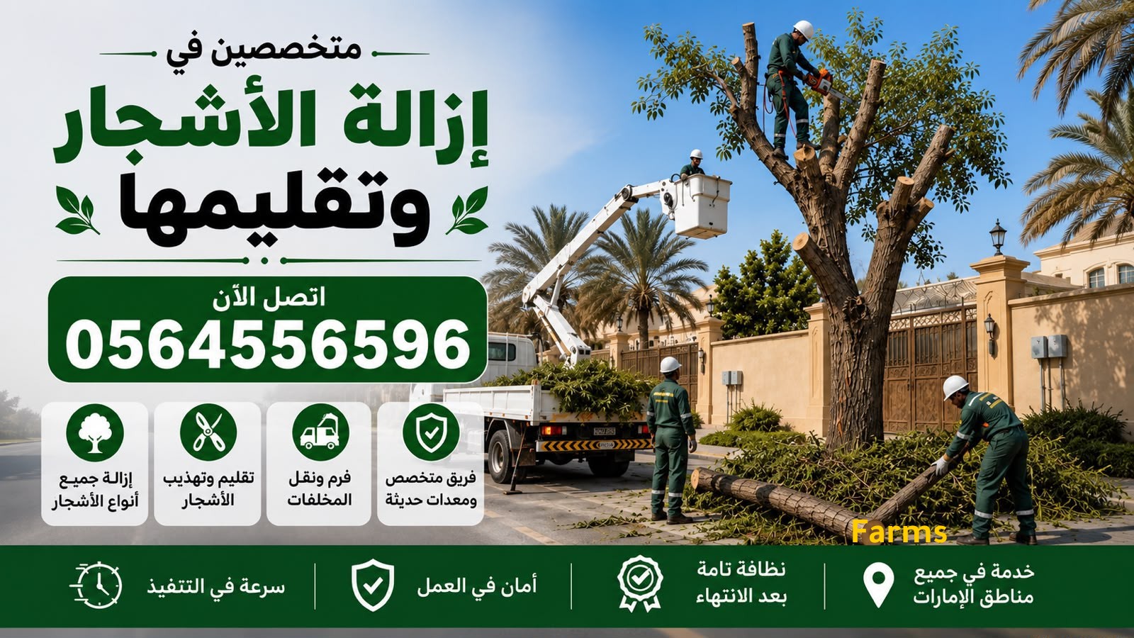 شركة قطع اشجار ازالة الاشجار
